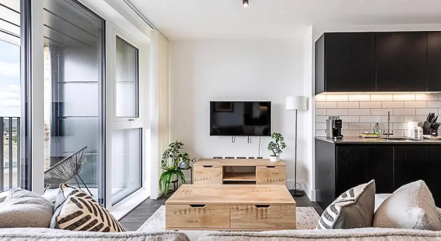Sky-High Studio with Stunning Views, Забронировать Апартаменты/квартира Апартаменты Лондона, Апартаменты/квартира