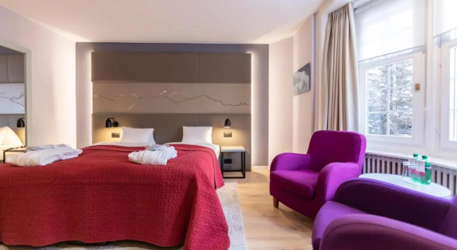 Двухместный номер Premium с видом на горы Hotel Rosatsch