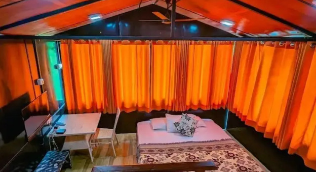 Luksusowy dwuosobowy pokój z widokiem na góry Ella Deck Resort