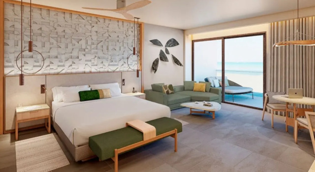 Двухместный полулюкс Serenity Club с частичным видом на океан Haven Riviera Cancun
