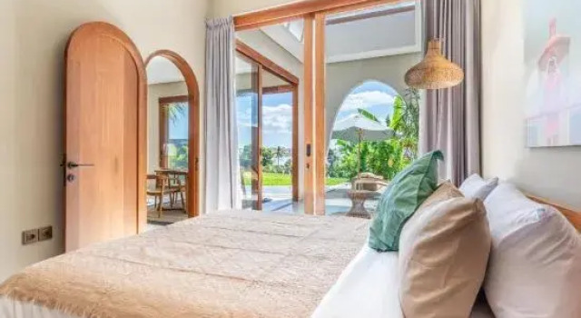 Villa Glentana - Rare 3br Villa with Full Rice Field Views and Sunset, Rezervovat Vila Chaty v Bali, Chalupa
