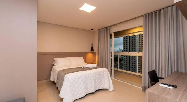 Flat No Setor Bueno Com Varanda  Th1505, Забронировать Отель Setor Bueno Гояния, рядом с T-25 Square