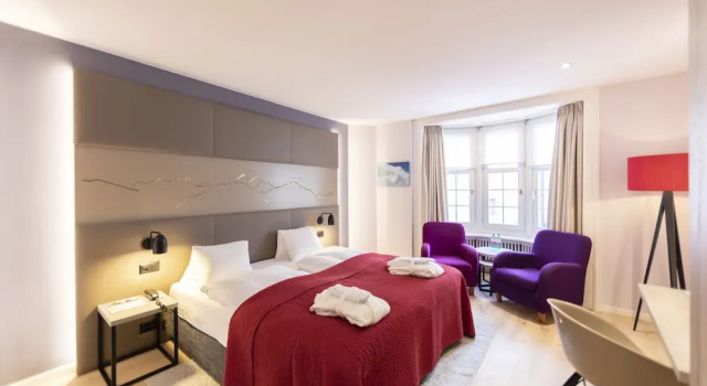 Двухместный номер Premium с красивым видом из окна Hotel Rosatsch Stammhaus