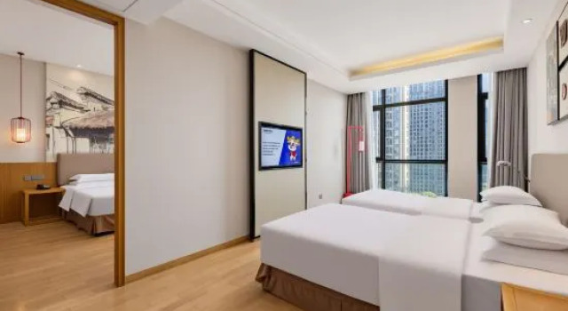 Люкс Kaiyuan Manju Hotel (Yinzhou Wanda Plaza Ningbo Railway Station Branch)