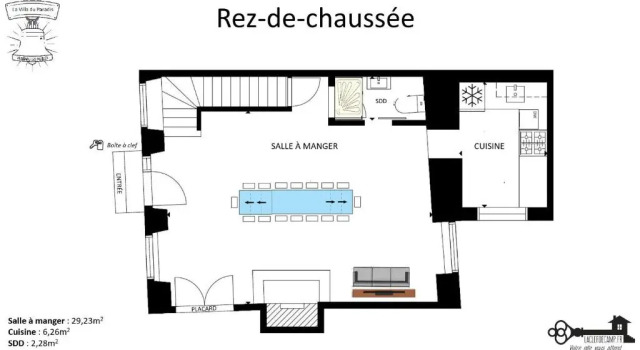 La Villa et Cours du Paradis gîte 4 étoiles, Billard BabyFoot, société La Clef Decamp, Đặt Biệt thự Villedieu-les-Poeles 