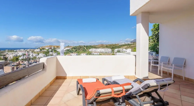 Sunset Seaview Corner With Pool, Забронировать Апартаменты/квартира Отели Эстепона с бассейном, Бассейн