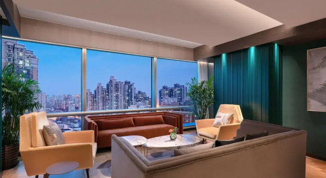 Двухместный номер с доступом в клубный лаунж Executive Pullman Shanghai Central
