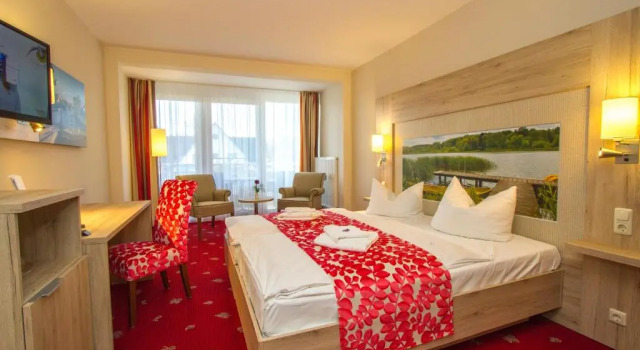 Двухместный номер Standard с балконом Falk Seehotel Plau am See
