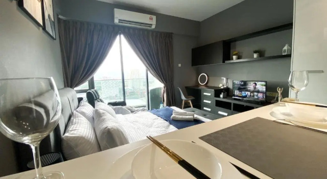 Двухместная студия Deluxe Lily & Loft - The Grand Sofo, Petaling Jaya