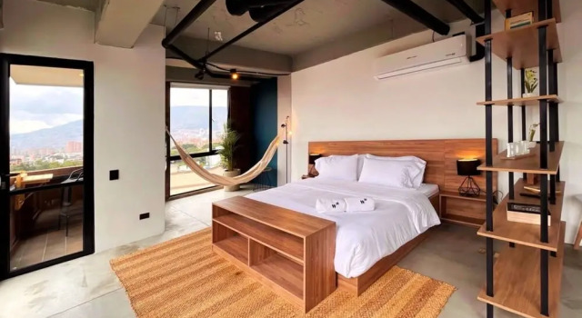 Trendy Loft With Balcony in Laureles, Забронировать Апартаменты/квартира Отели Медельин с парковкой, рядом с Парк Белен, Парковка