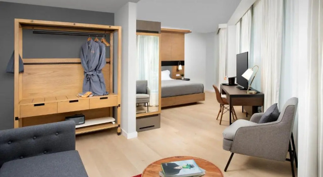 Люкс с красивым видом из окна Canopy By Hilton Ithaca Downtown