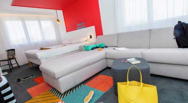 Двухместный семейный люкс Standard Hôtel ibis Styles Auxerre Nord