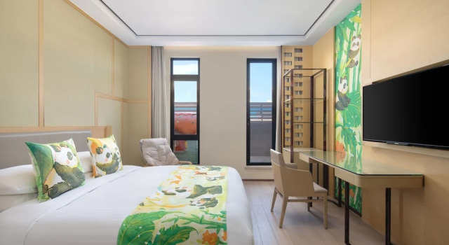 Двухместный номер Deluxe Lovely Panda с балконом Courtyard by Marriott Shanghai International Tourism and Resorts Zone