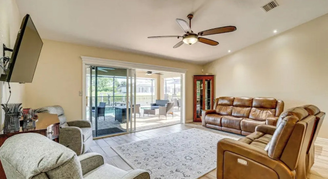 Port Charlotte Oasis w/ Boat Dock: Relax Poolside!