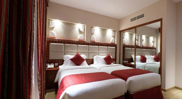 Апартаменты Deluxe с 2 комнатами с видом на парк Al Liwan Suites Rawdat Al Khail