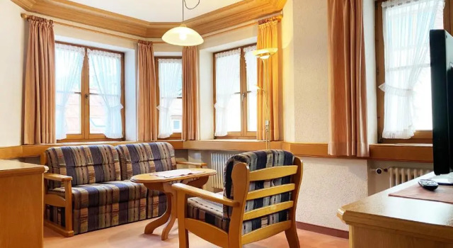 Апартаменты c 1 комнатой с балконом Haus Central Oberstdorf