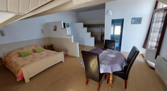 Люкс с видом на море Chambres dHôtes LInsulaire