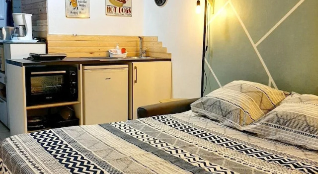 Studio in Baie Mahault, With Shared Pool, Furnished Garden and Wifi - 12 km From the Beach, Rezerwuj Apartament Baie-Mahault Basse-Terre
