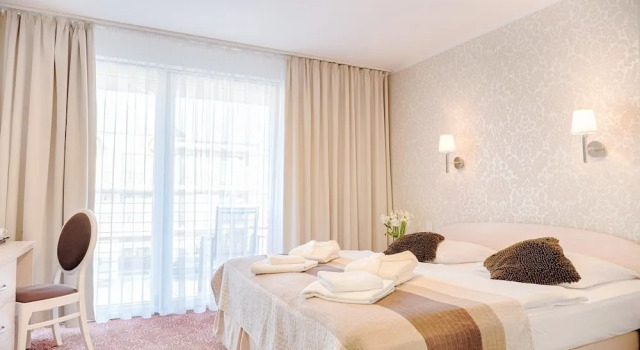 Двухместный номер Standard с балконом и с красивым видом из окна Hotel Messa