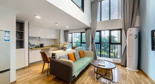 Люкс Jilaideng·International Apartment (Florence Town | Sanshan Xincheng South Subway Station Branch)