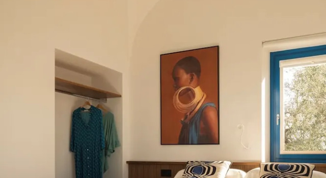 Двухместный номер Deluxe с балконом и с частичным видом на море Relais Palazzo del Barone