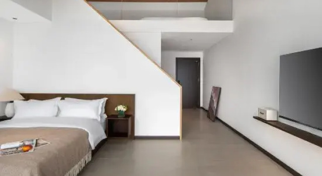 Двухместный люкс с 2 комнатами с красивым видом из окна Dali Yuanmengyuan Seaview Homestay