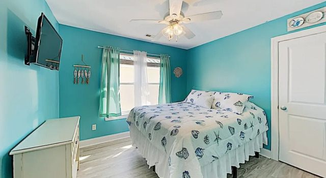 New Listing! Coastal Gem W/ Balconies, Near Beach 4 Bedroom Duplex