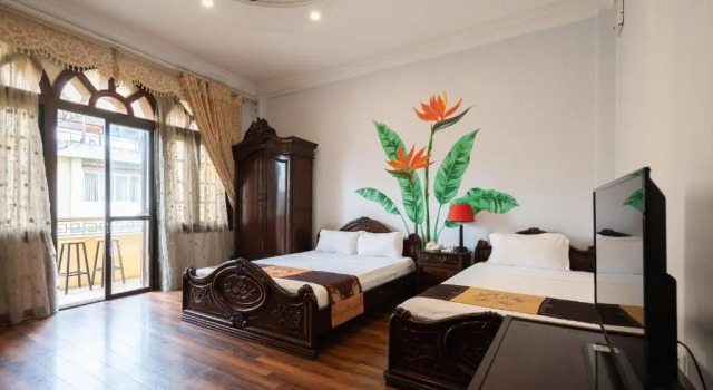 Двухместный номер Deluxe с видом на город Hanoi Little Town Hotel