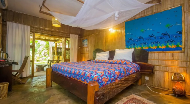 Трёхместный номер Standard c 1 комнатой с видом на море Ziwa Beach Resort