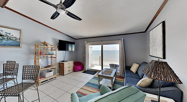 Beachfront Sun-kissed West - 1 Mile To Kiva Dunes 2 Bedroom Duplex, Boek Appartement Gulf Highlands 