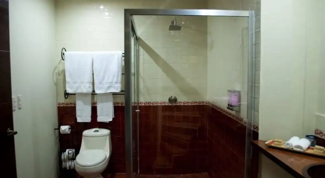 Кровать в общем номере Hotel Boutique Hacienda del Gobernador