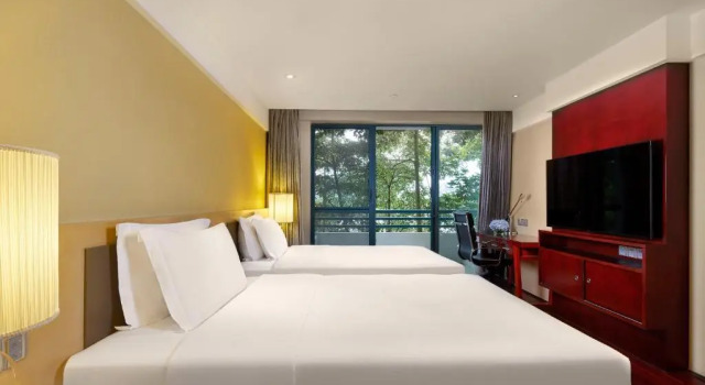 Апартаменты с 2 комнатами с балконом Hilton Guangzhou Science City