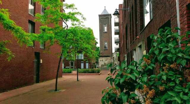 Goudse Watertoren, ’t kleinste woontorentje van Nederland, Reserva ahora Hotel Gouda Holanda Meridional, cerca de Estación de Gouda