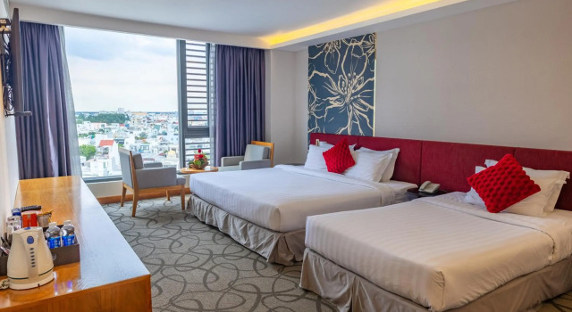 Iris Hotel Can Tho, Rezervasyon Tatil Köyü Mekong Delta havuzlu oteller, Yüzme Havuzu