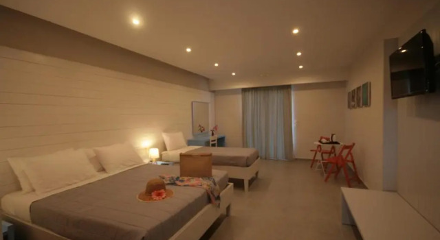 Трёхместный номер Superior с видом на море Irina Beach Hotel