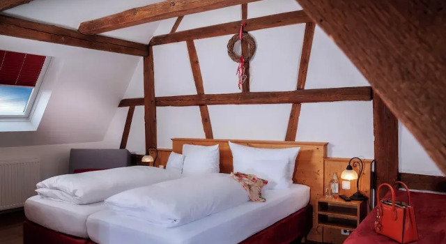 Luxo quarto Hotel Schuberth's am Markt