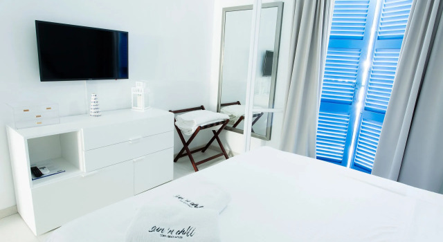 Апартаменты Deluxe с балконом и с красивым видом из окна Sun n Chill, Boutique Apartments & Beach Villa