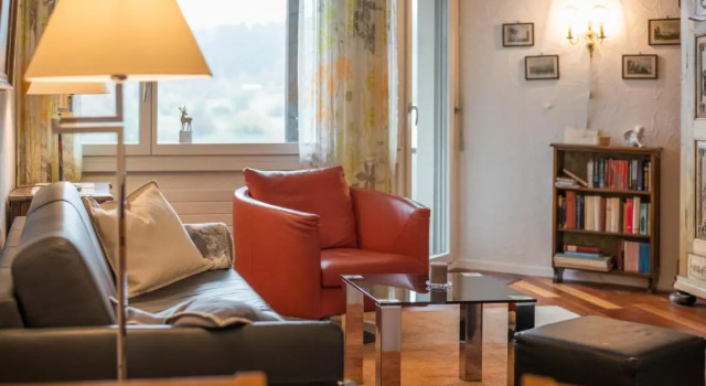 Primavera - 2.5 Zimmerwohnung, 52qm, max 4 Pers, Schwimmbad/Sauna, Buchen Sie Hotel Flims 