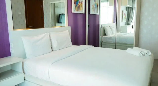 City View 1BR Apartment at Woodland Park Residence, Book Apartment Jakarta Jakarta Province