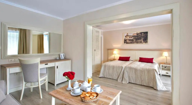 Полулюкс с балконом и с видом на парк Курортный отель White Rock Castle Suite SPA
