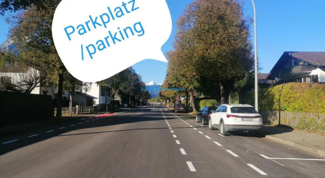 Студия с балконом Maisonette Apartment DHH Zugspitzblick mit eigenem Garten