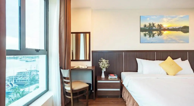 Двухместный номер Deluxe с видом на океан Pearl Hotel Tuan Chau - Ha Long