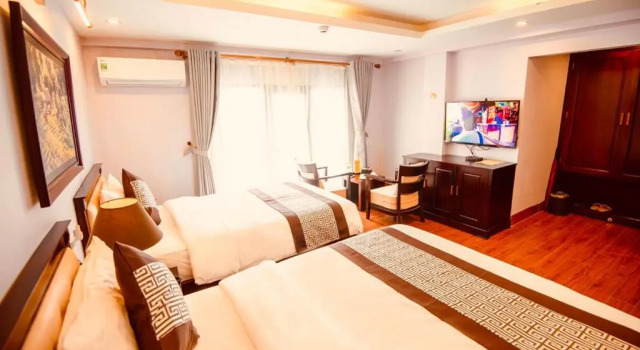 Двухместный номер Superior с балконом и с видом на город Le Bordeaux Sapa Hotel
