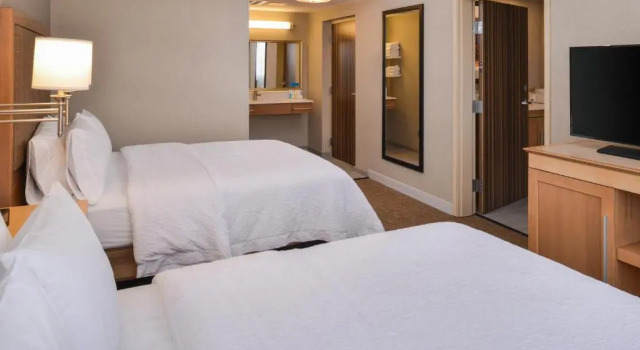Двухместный люкс Hampton Inn & Suites Denver-Speer Boulevard