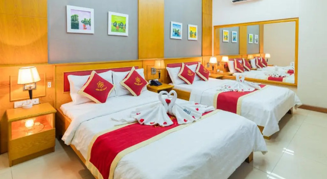 Четырёхместный номер Standard Anh Dao Hotel