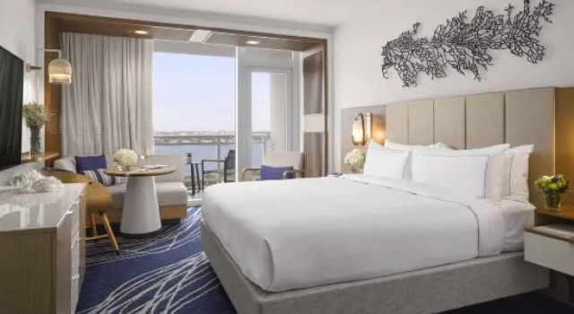 Двухместный номер с балконом и с видом на воду Hilton Fort Lauderdale Marina