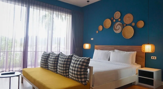 Двухместный номер Deluxe с балконом и с красивым видом из окна Signature Phuket Resort