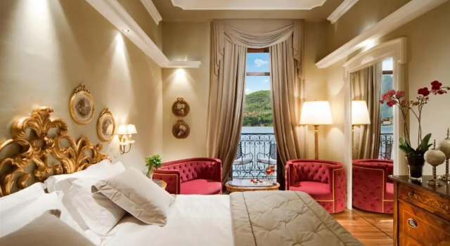 Двухместный номер Prestige с видом на озеро Grand Hotel Tremezzo