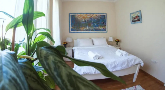 Crown apartment with garden view