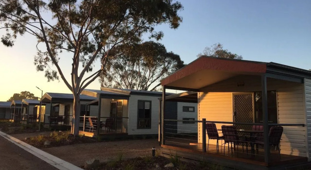Yarrawonga Riverlands Tourist Park, Réserver Maison de vacances Yarrawonga Victoria